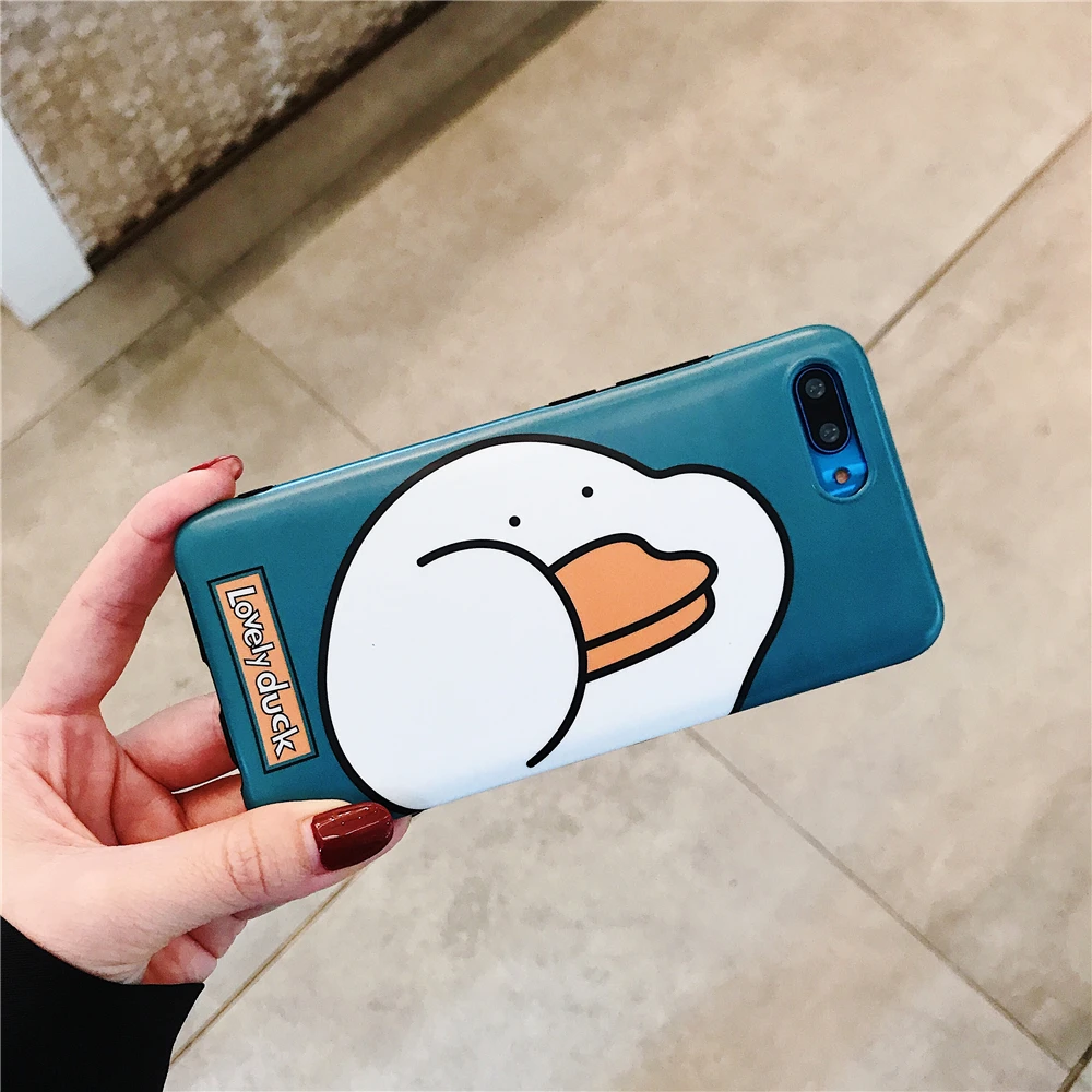 Модный супер милый утенок чехол для телефона Huawei Honor 9 10 mate P20 Pro Nova 3 3i TPU мультяшный