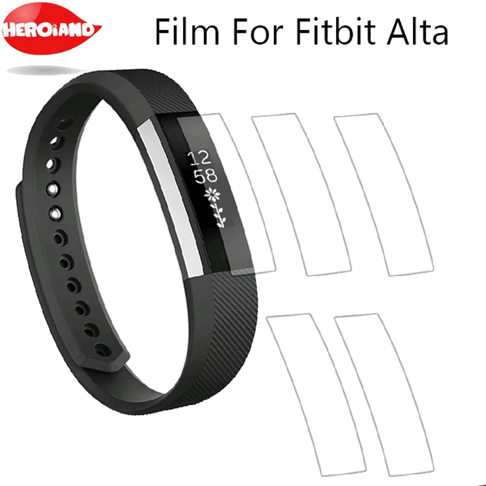 

Полное покрытие, прозрачная защитная пленка для экрана для браслета Fitbit Alta HR, ультратонкая HD защитная пленка из ТПУ высокого разрешения