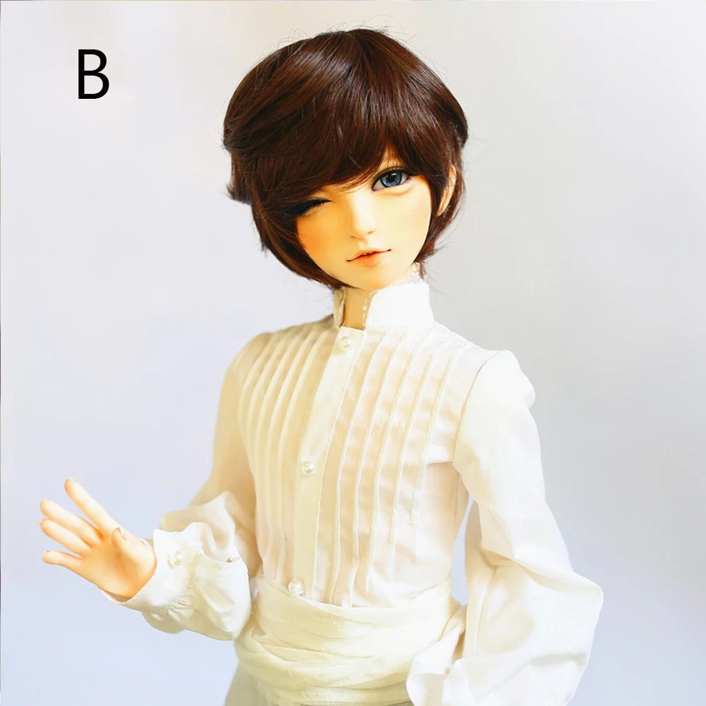 Подходит для 1/3 1/4 1/6 BJD SD куклы парики опционально два цвета короткие волосы