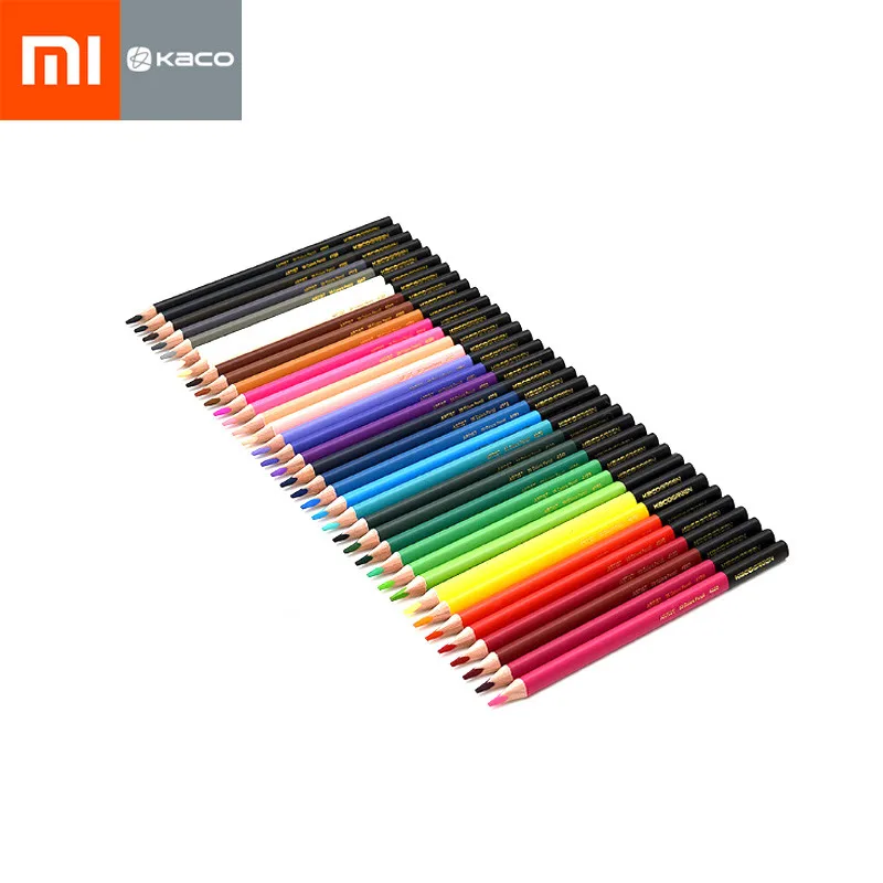 Карандаш Xiaomi Mijia KACO KACOGREEN для художника 36 цветов яркий цвет толстый свинцовый