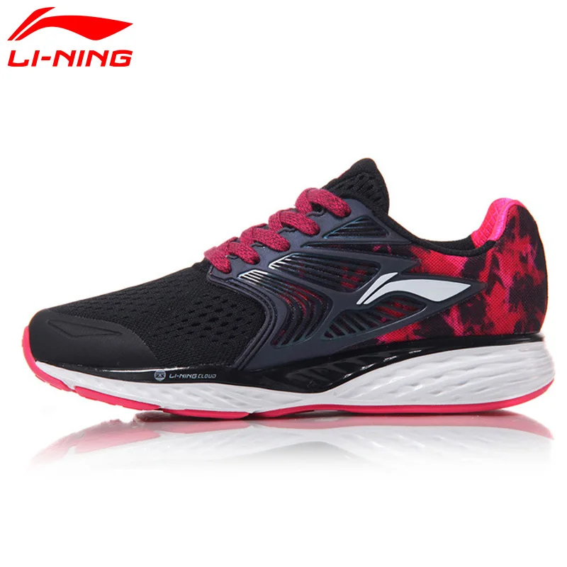 Профессиональные женские кроссовки Li Ning Cloud IV дышащие с амортизацией спортивная