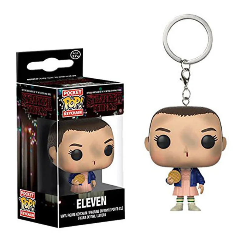 Забавный брелок FUNKO POP Stranger Things Eleven с яйцами Дастин Барб экшн фигурки коллекция