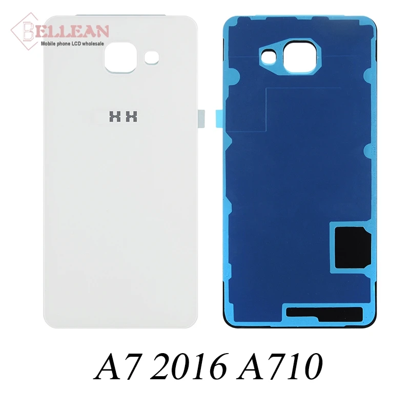 1 шт. HH A3 A5 A7 Задняя стеклянная Задняя панель для телефона для samsung Galaxy A310 A510 A710 задняя крышка батарейного отсека задняя дверь стеклянный корпус