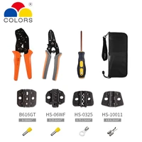 4 jaws multitool wire crimpers engineering ratcheting crimping pliers wire strippers crimping tool cord end terminals kit