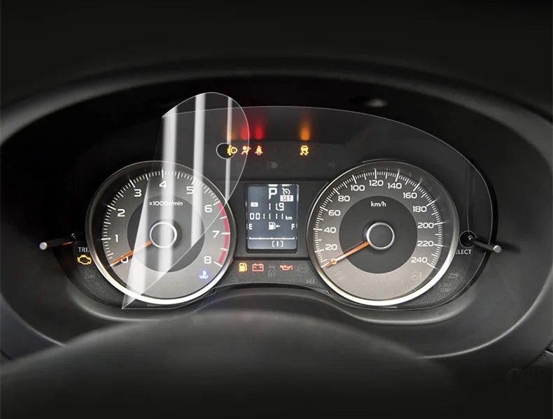 HD приборной панели Защитная пленка для Subaru Forester XV Outback 2013, 14, 15, 16, 17, 18, 19, AB382