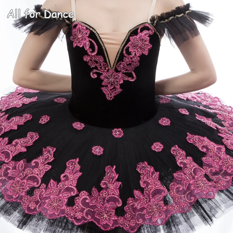 

Stunning Professional Ballet Dance Pancake Tutu For Girl/Women Competition/Performance Dance Tutu Black Swan