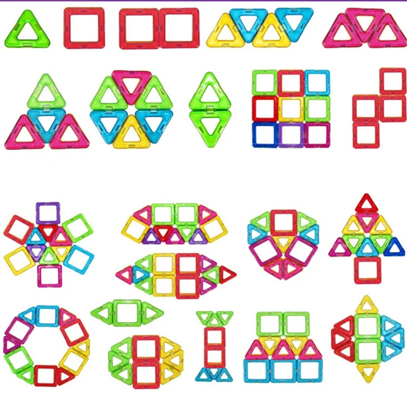 Розничная продажа 1 шт. мини Магнитные дизайнерские игрушки детские развивающие