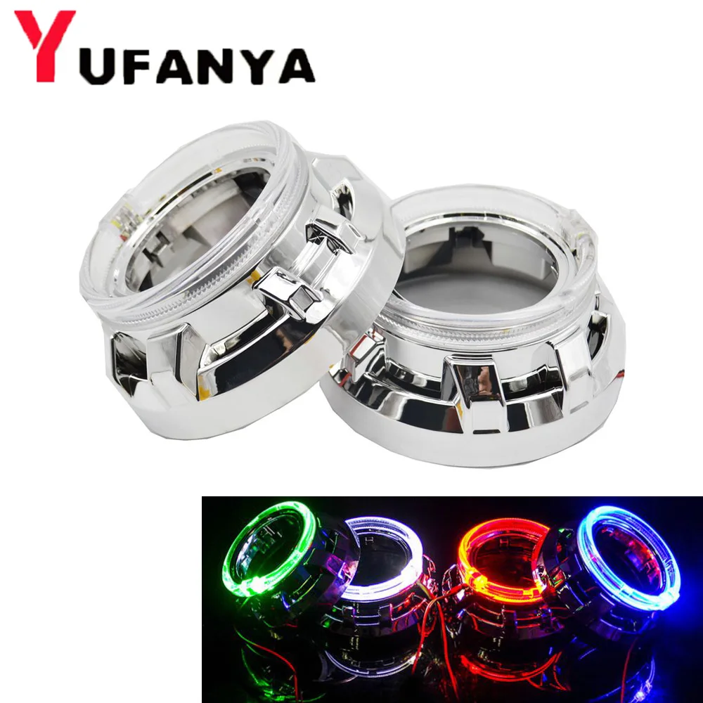 3 0 led bixenon объектив проектора кожухи со светодиодами ангельские глазки функция drl