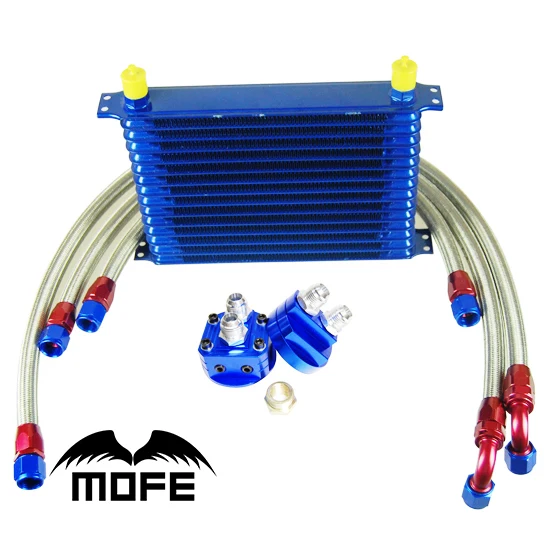 Комплект из 15 рядов алюминиевого масляного радиатора для трансмиссии двигателя