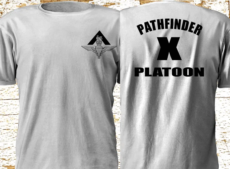 Новая футболка Pathfinder Platoon британская армия британская воздушная пехота, 2019, новый дизайн, модные уличные Ретро футболки с короткими рукавам... от AliExpress WW