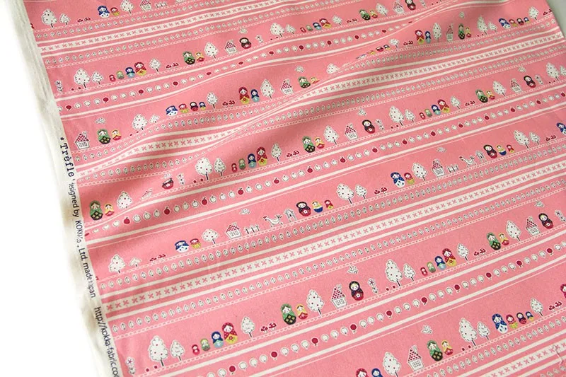 Half-Meter Japanese Kokka Oxford Cotton Fabric Patchwork Quilting Textile For Sewing Doll A | Дом и сад