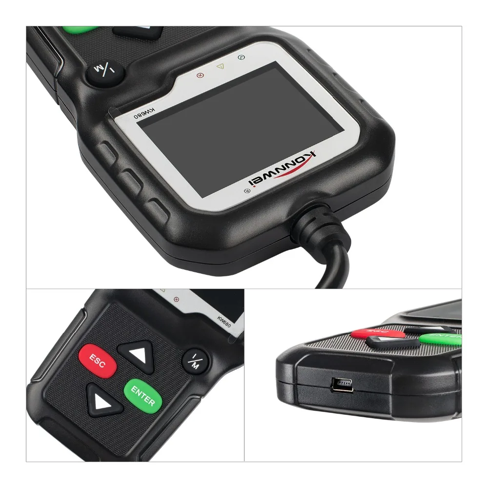 KONNWEI KW680 по каналам OBDII/EOBD (система бортовой диагностики мульти-Язык он-лайн
