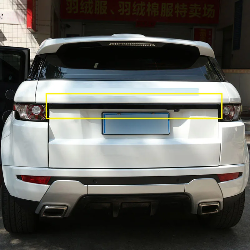 Для Landrover Range Rover Evoque 2012- ABS Задняя Крышка багажника отделка автомобиля-стайлинг DHL или FedEx
