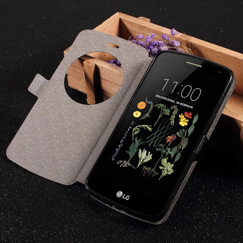 Dulcii полые Вид из окна телефон чехол для lgk5 LG k5 k 5 смартфон мешок магнит