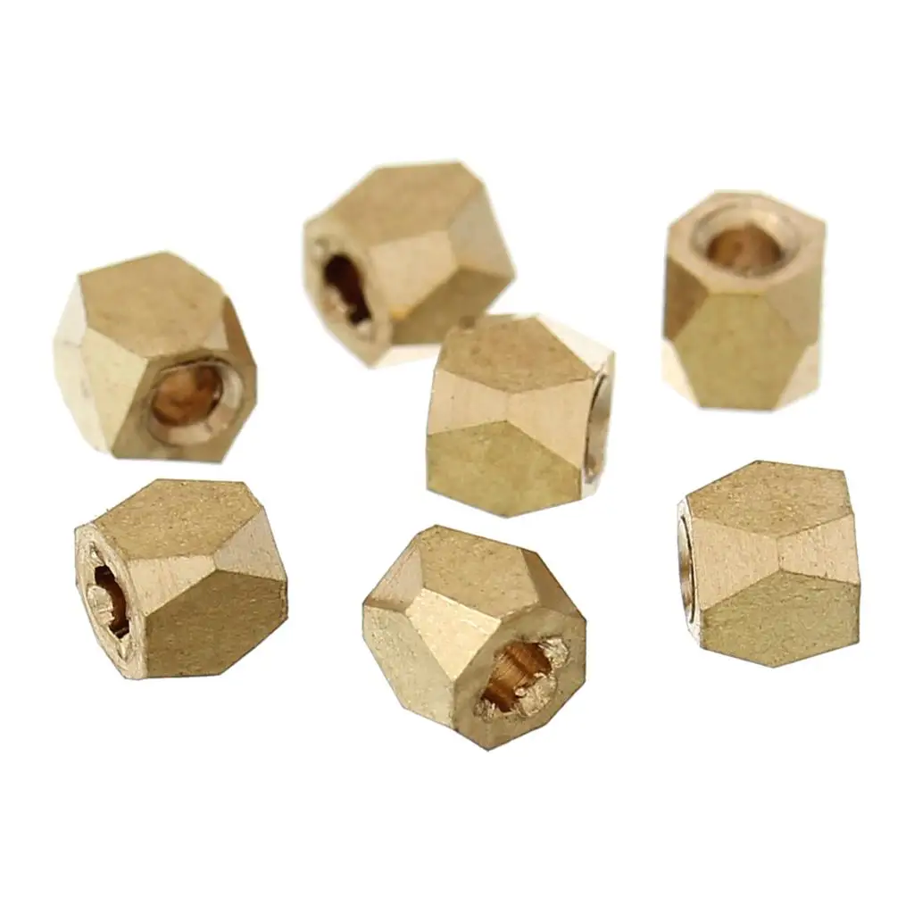 DoreenBeads медные бусины разделители многоугольник светло золотой около 3 мм (1/8