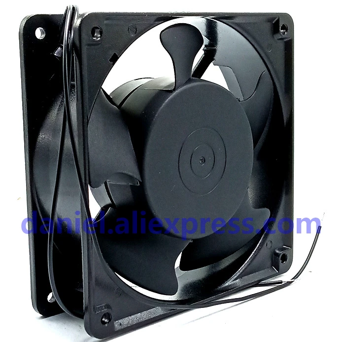 

CF12038A2HS AC 220V-240V 0.14A/0.1A 50/60HZ 12038 12cm 120*120*38mm 2 Wires Oil Bearing Cooling Fan