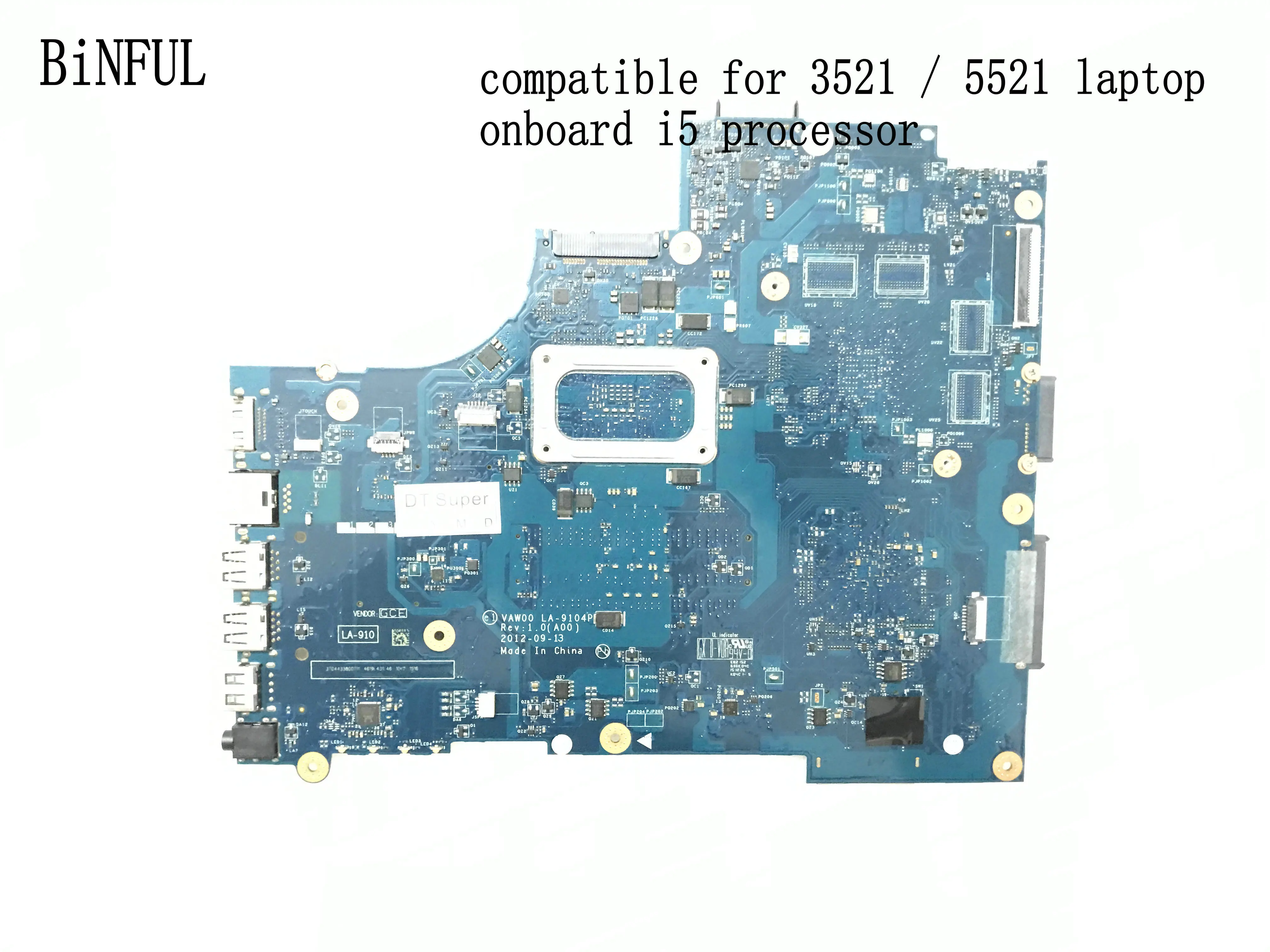 

VAW00 LA-9104P REV: 1,0 (A00), DELL INSPIRON 3521, I5 ( )