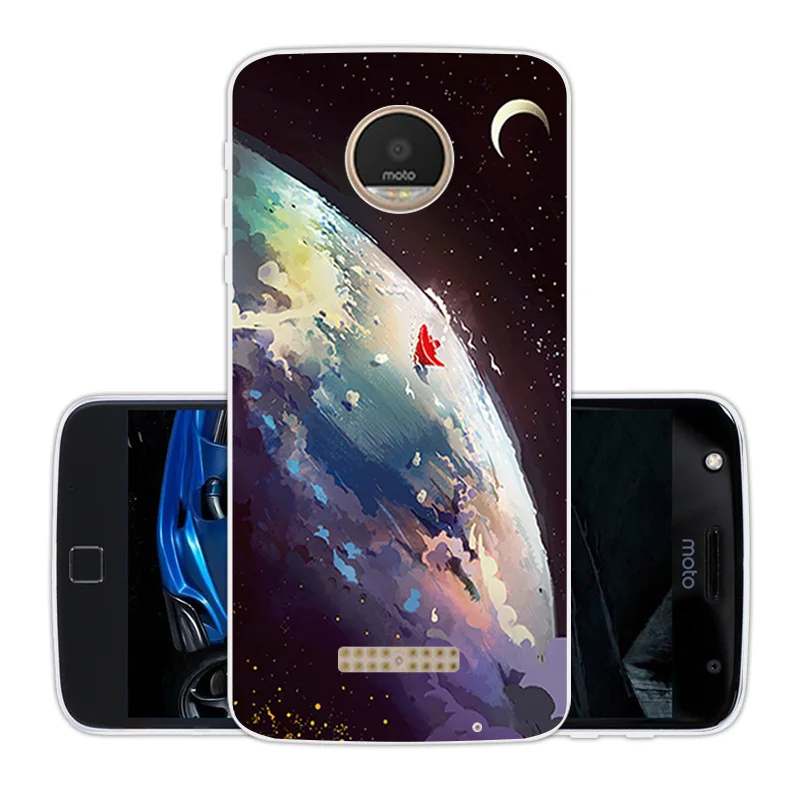 Мягкий Тонкий силиконовый чехол для Motorola Moto Z Play X 4 XT 1635-03 XT1635 Green |