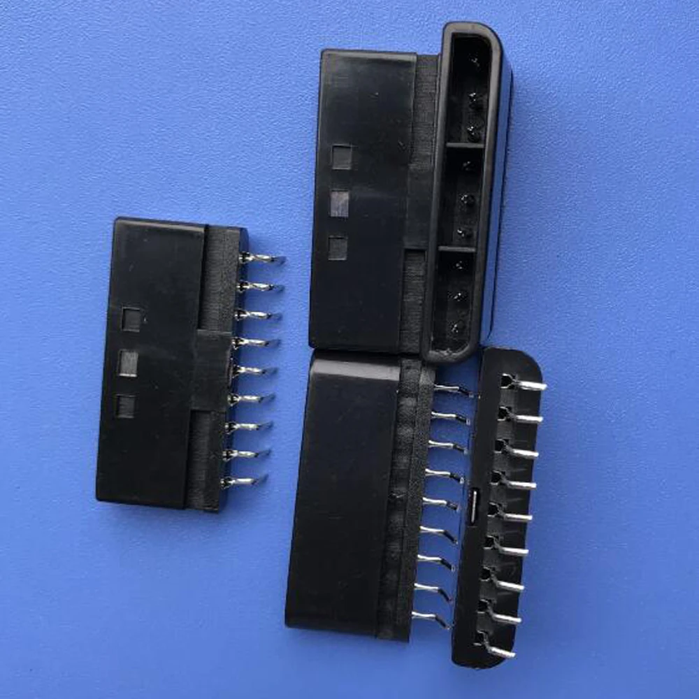 100 шт. 9-контактный Штекерный разъем 90 градусов фоторазъем для PS2 аксессуары playstation