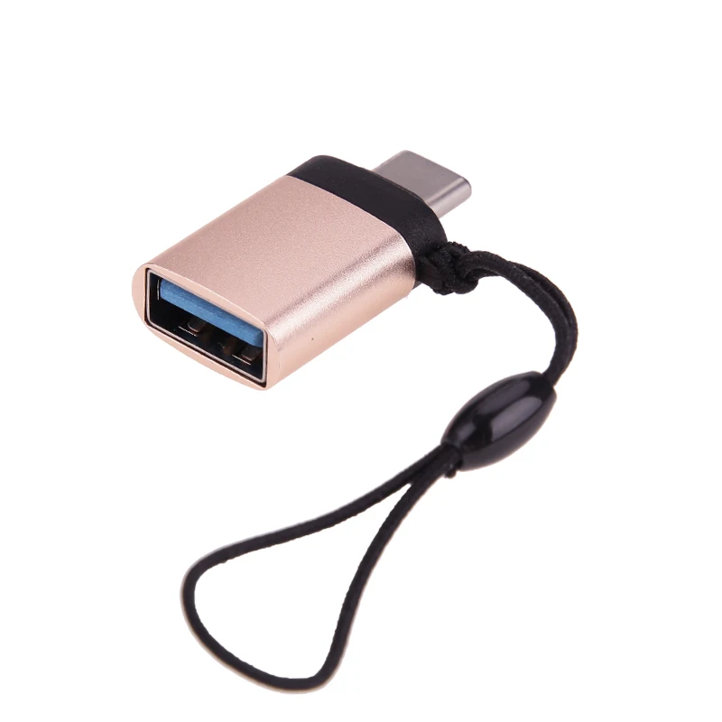 gold 2 OTG type C Usb C адаптер Micro type C Usb-c Usb 3,0 зарядный преобразователь данных для samsung Galaxy S8 S9 Note 8 A5 One Plus Usbc - Цвет: gold 2