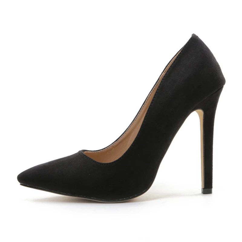Zapatos Mujer Женские туфли-лодочки 2016 год замшевые туфли без шнурков с остроконечным