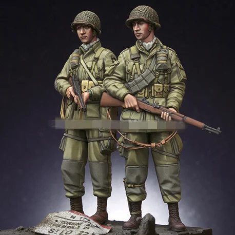 1/35 смолы цифры Модель Наборы WW2 US Airborne войск комплект в разобранном виде Неокрашенный