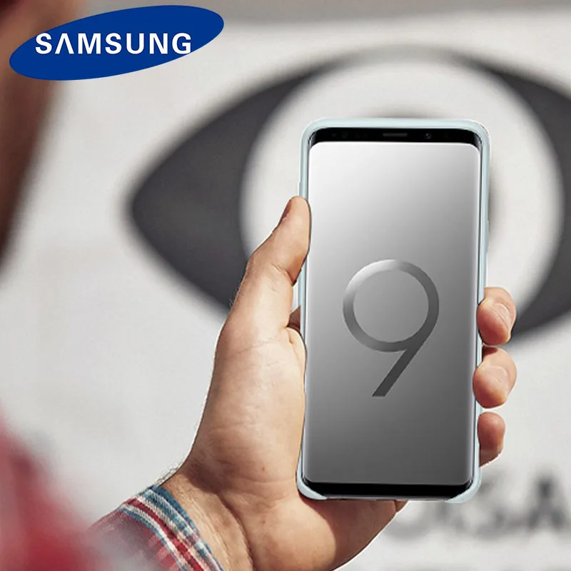 100% оригинальный samsung S9 Plus силиконовый чехол для Galaxy G960 G965 водонепроницаемый и