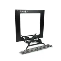 3d Printer Parts Black Color 6mm Aluminium Frame with Threaded / Smooth Rod Kit For RepRap Prusa i3 DIY 3D Printer