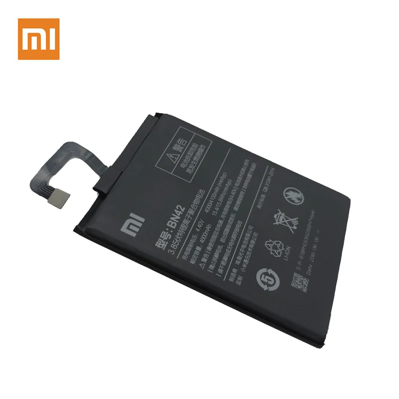 Оригинальный Xiao Mi аккумулятор BN42 для Xiaomi Redmi 4 Hongmi Redrice4 4000/4100 мАч литий ионный с 8