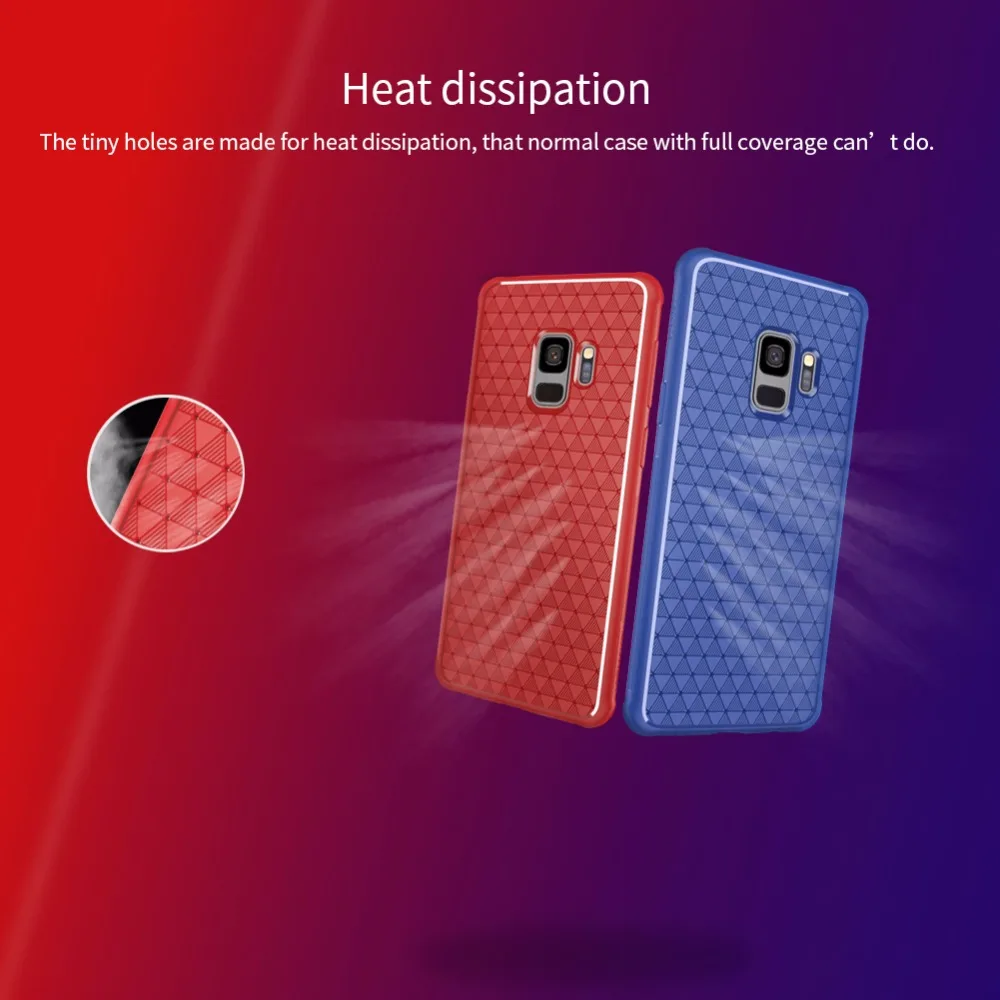 Роскошный брендовый чехол для Samsung Galaxy S9/S9 Plus NILLKIN мягкая задняя крышка из ТПУ