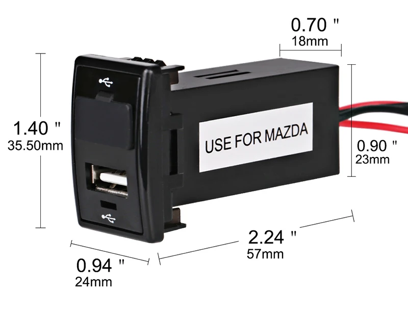 Автомобильное зарядное устройство с двумя USB портами 12 В 2 1 А А|car adapter outlet|usb charger