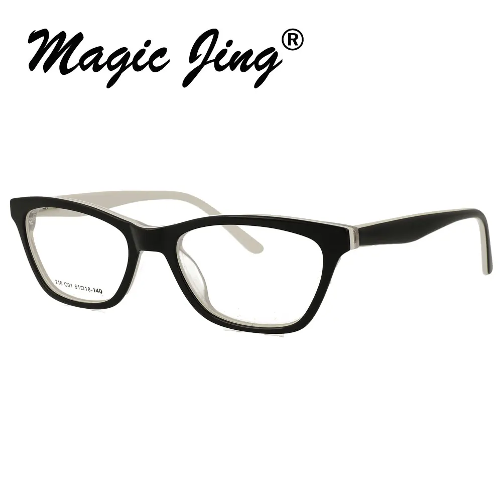 

Очки Magic Jing из ацетата с полным ободком RX, оптические оправы, очки по рецепту, 3 шт./лот f4