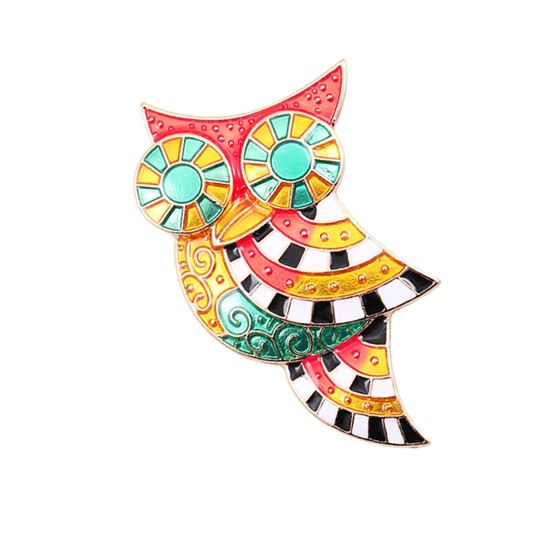 Брошь эмалированная в виде совы|scarf clip brooch|scarf cliplapel pin |
