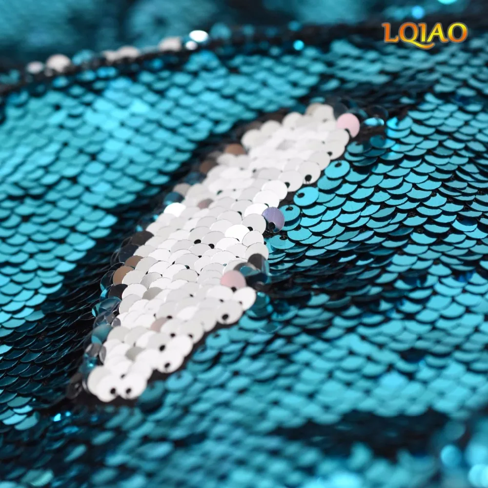 2017 новое поступление Бирюзовая Серебряная/Розовая Золотая двусторонняя ткань с