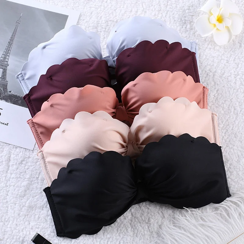 

Sexy Wire Free Bralette One-Piece Seamless Padded Bra Women Seamless Bra Push Up Underwear