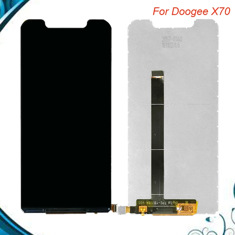 5 "Черный Для Doogee X70 ЖК-дисплей + сенсорный экран дигитайзер Ремонт Запасные