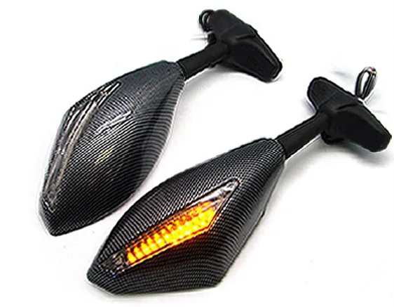 

Brand new Clear Smoke swing freely modified mirror LED Turn signals intergrated mirrors ForKawasaki ZX10R 2004-2007 05 06