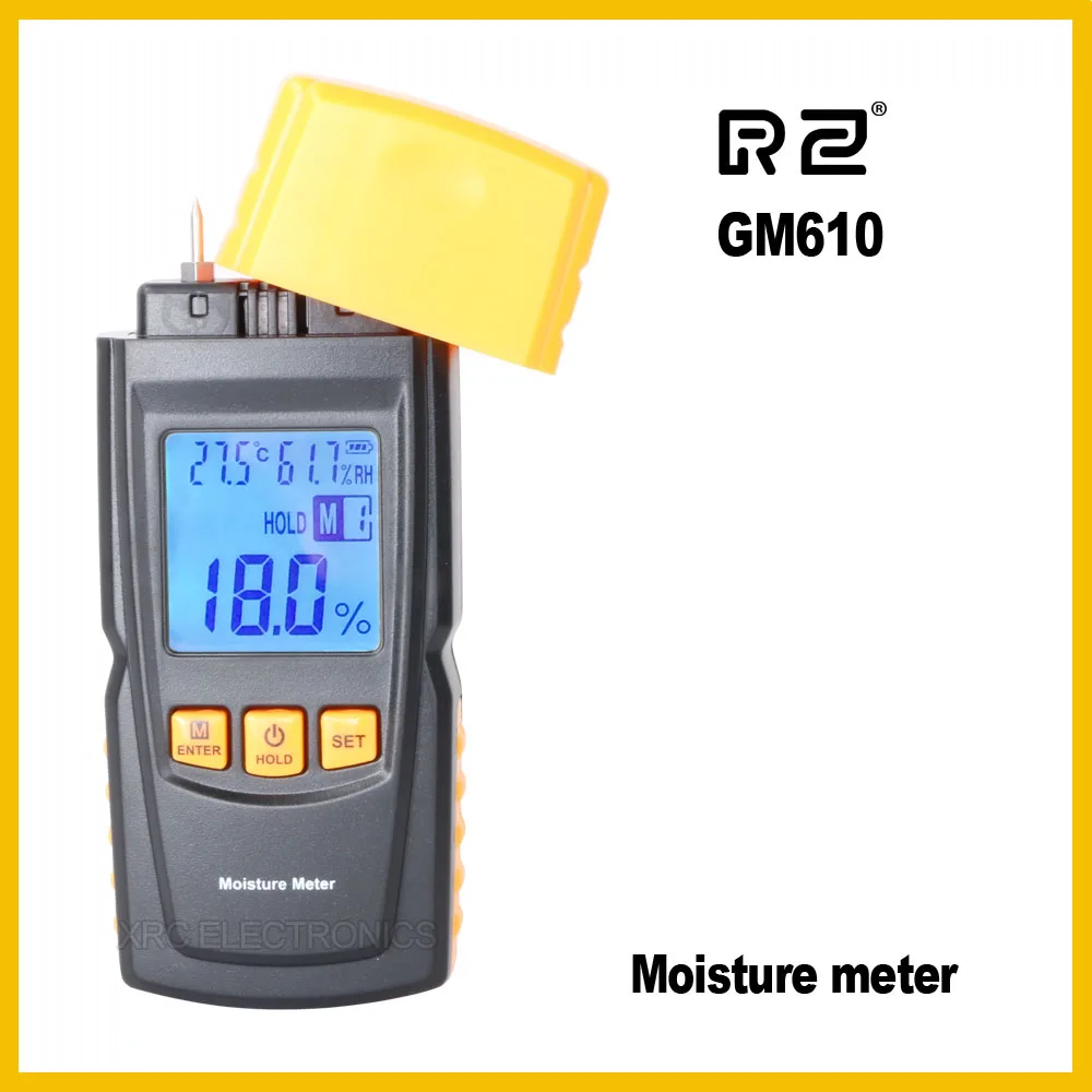 Ручной измеритель влажности древесины RZ с тонким дизайном GM610|wood moisture|wood moisture