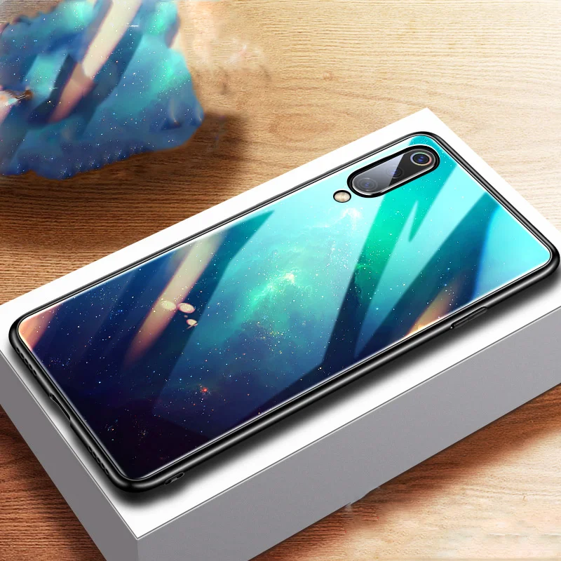 For Huawei P30 Pro P30Pro pro Tempered Glass Coque Back Case Sliding Cover Mirror Soft TPU Silicone Anti- fall Thin Shell |