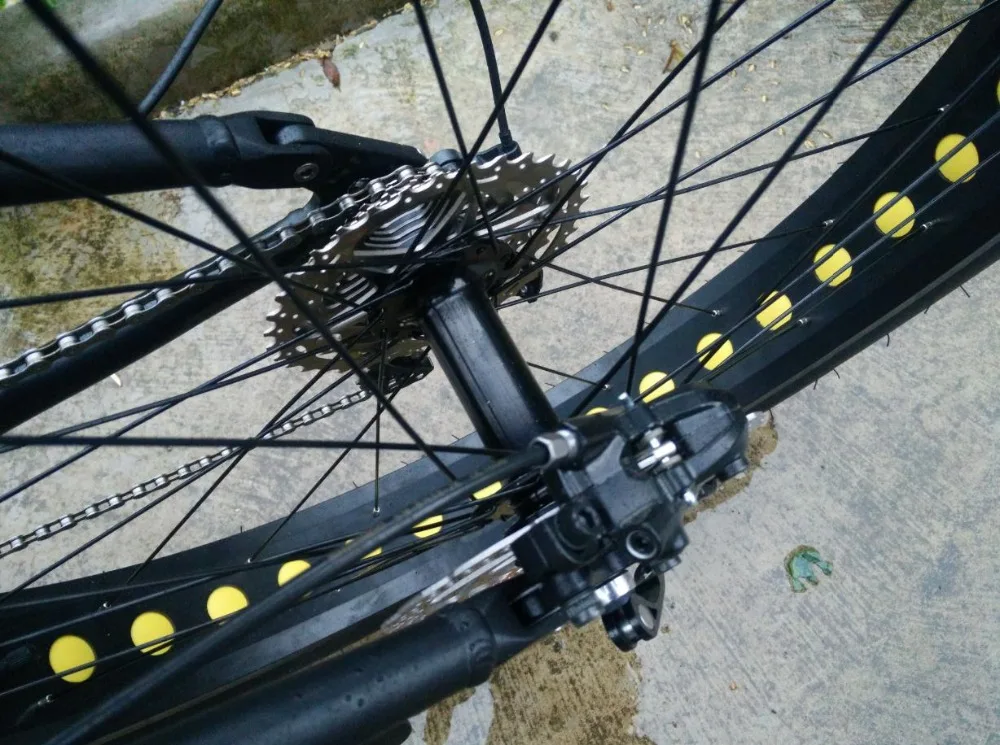 Kalosse Hydraulic brakes Soft-tail Aluminum alloy Folding bike 26*4.0 tires Fat bicycle snow 21/24/27/30 speed | Спорт и развлечения