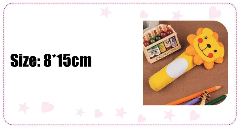 Маленький лев из фетра DIY колокольчик детская игрушка ручной работы Прошитые