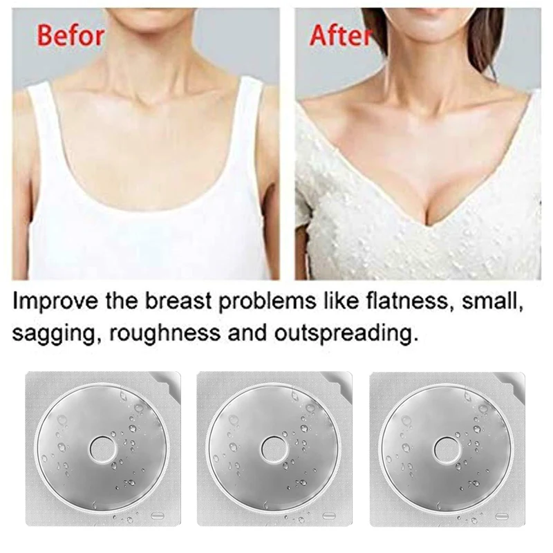 

Anti-Sagging Upright Breast Lifter Patch Collagen Enhancer Improve Breast Augmentation Chest Pad -MX8