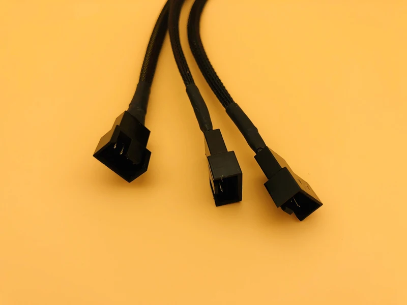 5 шт 4Pin сплиттер кабель от 1 до 3 PWM 4 P гнездо 3/4 Pin вентилятор адаптер для компьютера