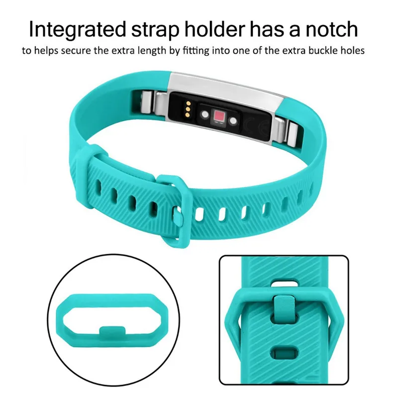 Odog браслет силиконовые браслеты Для Fitbit Alta HR/Alta Замена Регулировка Smartwatch ремешок