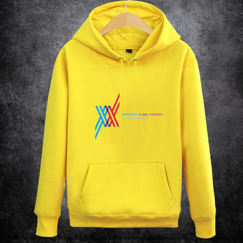 Anime! DARLING in the FRANXX Hoodie Cosplay Costume Autumn Winter Fashion Leisure Fleece Unisex Sweater Free Shipping | Тематическая