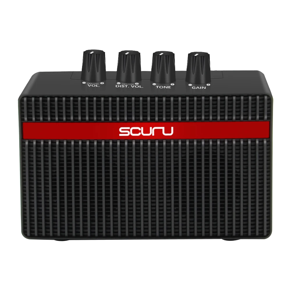 

Guitar AMP 3W Mini Electric Amplifier Speaker for Acoustic Electric Guitar with Volume,Distortion