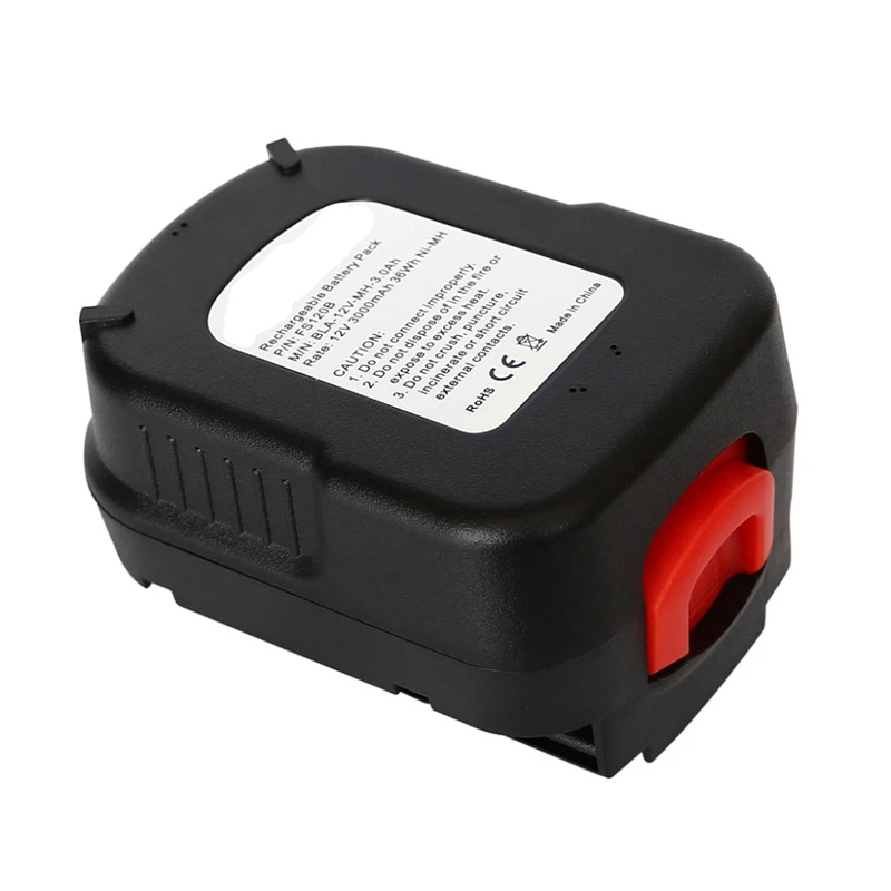 12V 3000 мА/ч металл гидридных или никель инструмент Батарея для BLACK&DECKER