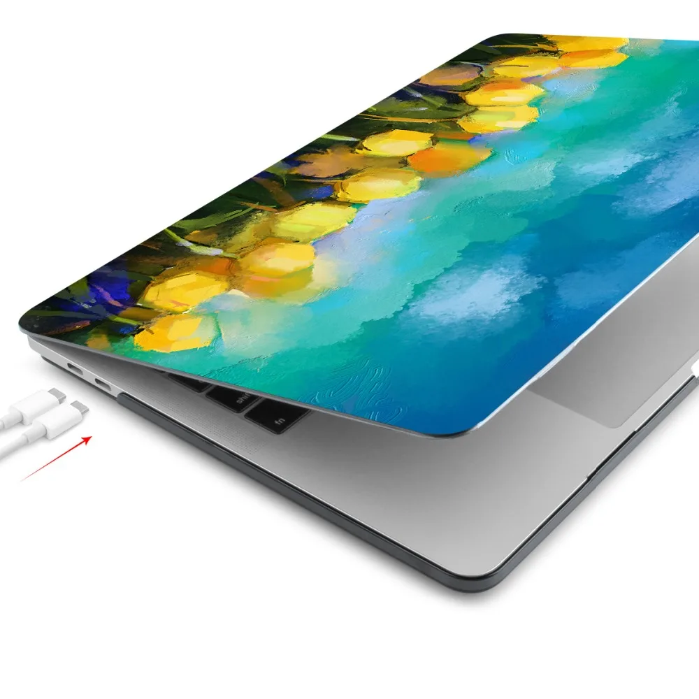 Чехол для Air 11 13 Pro retina 1" 15" сенсорная панель кристально чистая твердая задняя крышка защитный чехол A1706