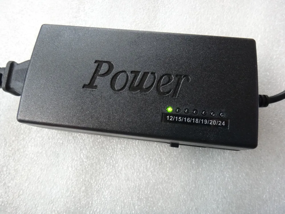 DC 12 V/15 V/16 V/18 V/19 V/20 V/24 V 4-5A 96W Ноутбук AC универсальный адаптер питания зарядное