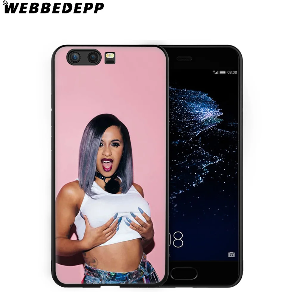 WEBBEDEPP Cardi B CardiB сексуальный мягкий чехол для Huawei P8 P9 P10 P20 P30 Lite Pro P Smart Z Plus 2019 Y6 Prime 2018